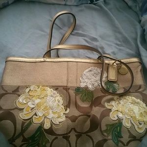 Coach flower bag